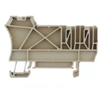 Weidmüller ZAP/TW ZIA1.5/3L eindplaat - 50 stuks - Wemid - beige - -50 tot 120 °C - V0