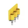 Weidmüller WQV 35N/3 dwarsverbinder, 3-polig, 10 mm steek, geel, 20 stuks