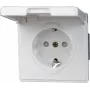 Heinrich Kopp 119102080 Schuko-stopcontact CEE 7/3 CEE 7/4 wit 250V 16A