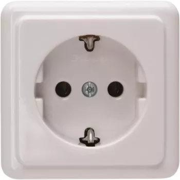 Heinrich Kopp Schuko-stopcontact opbouw 1-voudig 16A 250V arctisch wit 101802000