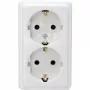 HEINRICH KOPP 2-voudig geaard stopcontact opbouw standaard arctisch wit 102502002