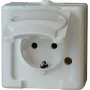 HEINRICH KOPP Schuko-stopcontact 1-voudig opbouw vochtige ruimte IP44 arctisch wit 16A 250V (103302007)