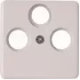 Heinrich Kopp Objekt 2002 antenne-aansluitdoos afdekplaat TV/RF/Sat alpine wit