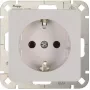 Heinrich Kopp Kopp HK02 stopcontact met randaarde Arctic White inbouw 16A 250V type F met kinderbeveiliging