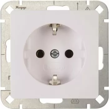 Heinrich Kopp HK05 Schuko-stopcontact arctisch wit 923502002
