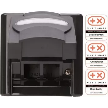 Heinrich Kopp BlueElectric opbouw lege behuizing antraciet 4 modules IP65