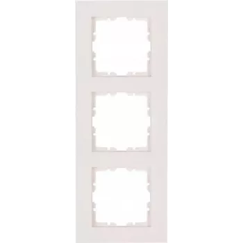 HEINRICH KOPP 3-voudig afdekraam HK07 PURE 228x86x9,5mm IP20 klemmontage zuiverwit