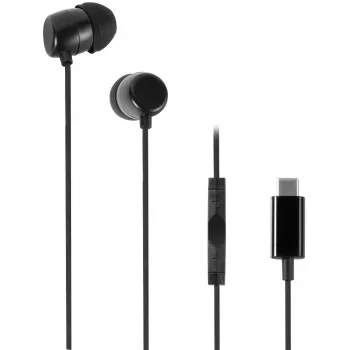 Vivanco Stereo USB-C in-ear koptelefoon, zwart (61752)