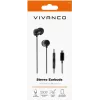 Vivanco Stereo USB-C in-ear koptelefoon, zwart (61752)