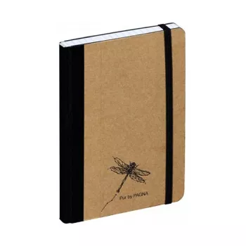 Pagna Universal notitieboek A6 geruit 192 vel zwart/bruin