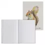 PAGNA notitieboek Squirrel DIN A5 stippelgeruit beige hardcover 128 pagina's