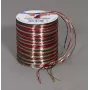 C.E. Pattberg cadeaulint Raffia glanzend rood/bruin/groen 3,0 mm x 50,0 m