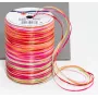 C.E. PATTBERG Raffia cadeaulint mat roze/rood/oranje/groen 3,0 mm x 50,0 m