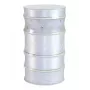 C.E. Pattberg Wedding cadeaulint set satijn wit 15/25/40 mm x 5 rollen x 3 m