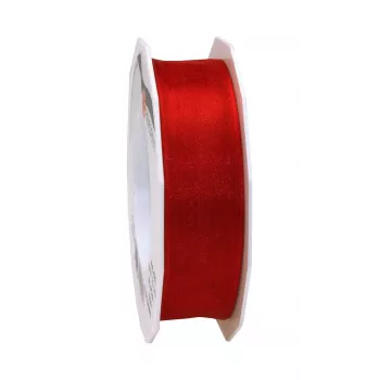 C.E. Pattberg Four Seasons cadeaulint satijn mat rood 25 mm x 25 m