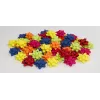 C.E. Pattberg matte multicolor cadeaustrikken 10 mm x 0,95 m (12-pack)