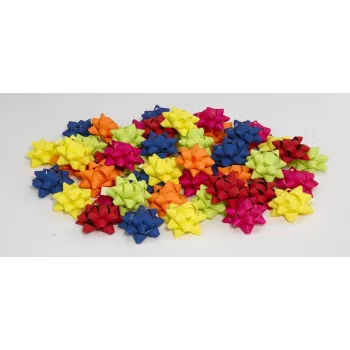 C.E. Pattberg matte multicolor cadeaustrikken 10 mm x 0,95 m (12-pack)