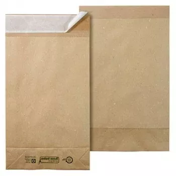 Vereinigte Papierwarenfabriken classic eco verzendenvelop met vouwbodem (ca. DIN C4, 5,0 cm vouwbodem), zonder venster, naturel