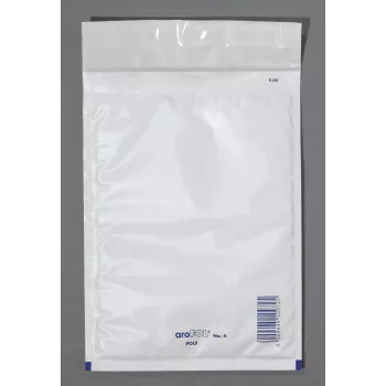 Vereinigte Papierwarenfabriken 100 aroFOL POLY gepolsterde envelop voor DIN A5, wit, zelfklevend