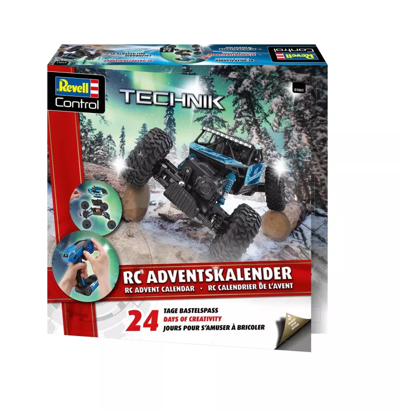 Revell adventskalender RC Crawler 1:18 2,4 GHz 4WD zelfbouw