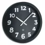 TFA 60.3506 wandklok - quartz - rond - zwart - wit - glas - metaal
