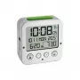 TFA 60.2528.54 Bingo Silver radiografische wekker met temperatuurdisplay