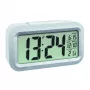 TFA radiografische wekker 60.2553.02 digitale wekker zilver/wit