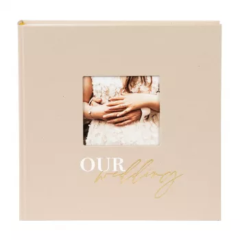 Goldbuch Our Wedding fotoalbum 30x31 cm 60 witte pagina's bruiloft 08038