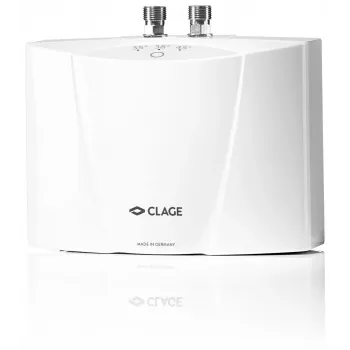 CLAGE MCX 7 doorstroomverwarmer - horizontaal - solo-boilersysteem - binnen - wit