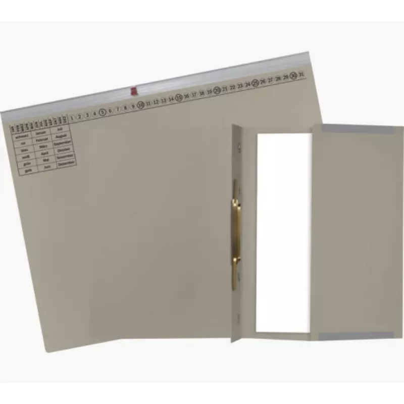 Exacompta 370110B ordner - karton - grijs - 320 g/m² - 265 x 316 mm