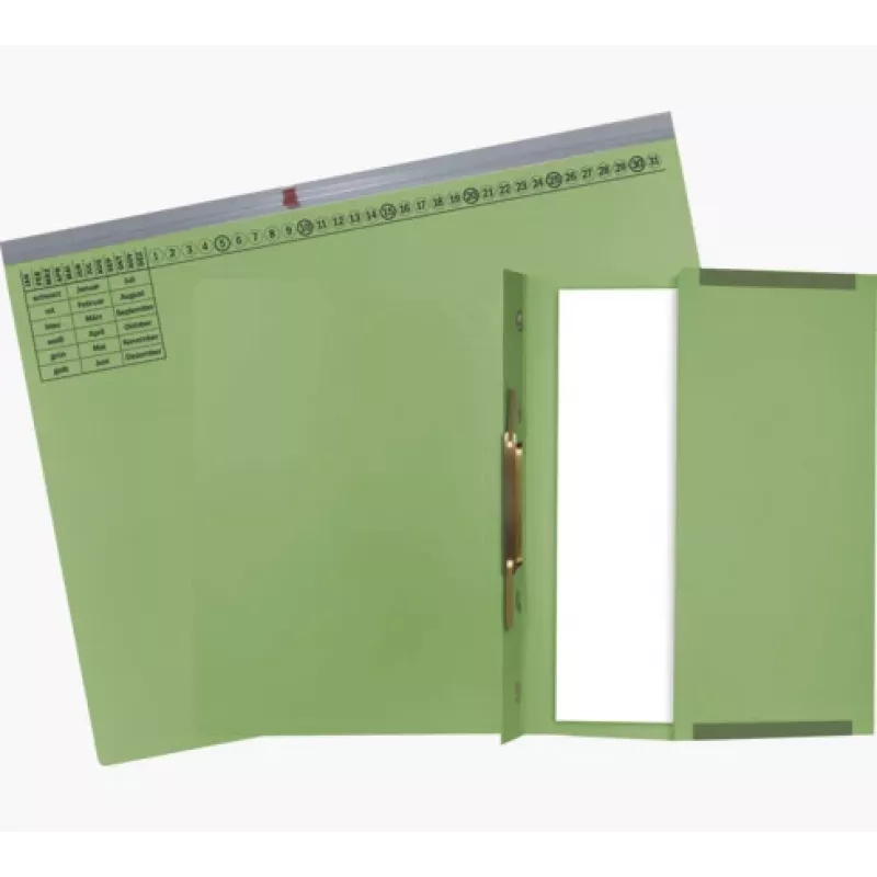 Exacompta 370125B ordner - karton - groen - 320 g/m² - 265 mm - 316 mm