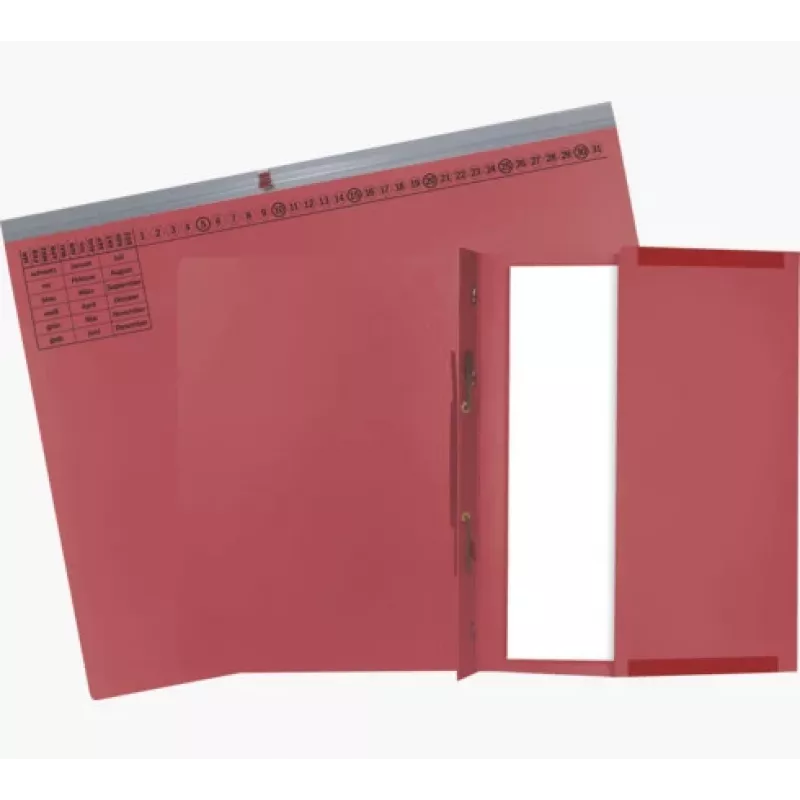 Exacompta 370203B conventionele ordner - karton - rood - 320 g/m² - 265 x 316 mm - A4