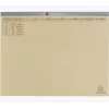 Exacompta 370222B ordner - karton - 320 g/m² - 265 x 316 mm - blauw - 1 stuk