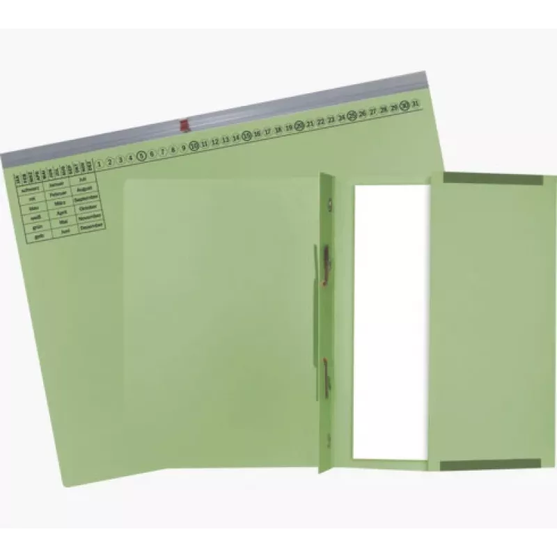 Exacompta 370225B ordner - karton - groen - 320 g/m² - 265 x 316 mm - A4