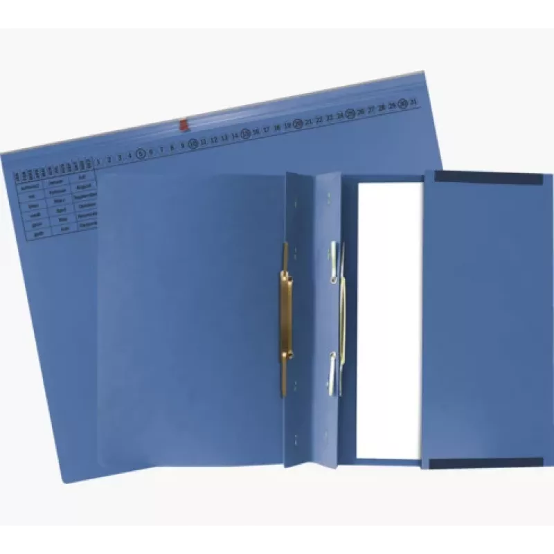 Exacompta 370307B ordner - karton - blauw - 320 g/m² - 265 mm - 316 mm