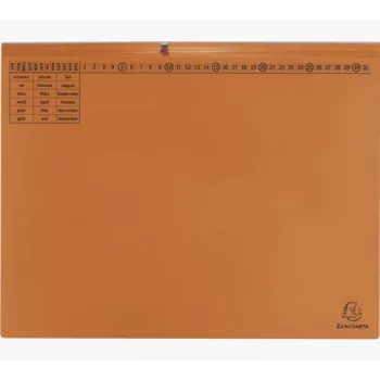 Exacompta 370309B elastische ordner - A4 - karton 320 g/m² - oranje