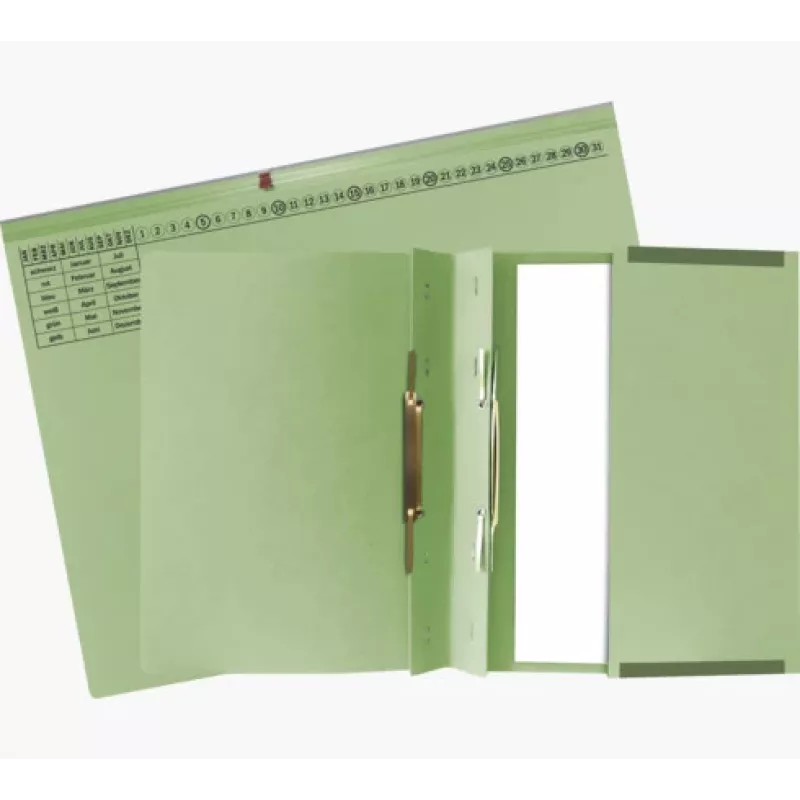 Exacompta 370325B ordner - karton - groen - 320 g/m² - 265 x 316 mm