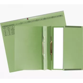 Exacompta 370425B snelbinder A4 karton groen 320 g/m² metaal bevestiging