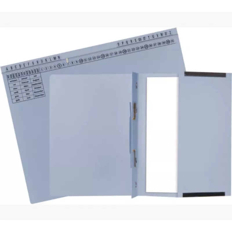 Exacompta 371106B conventionele ordner - karton - blauw - 320 g/m² - 265 mm - 316 mm