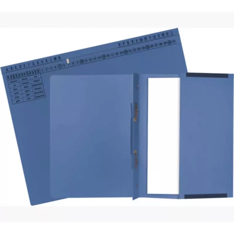 Exacompta 371107B ordner - karton - blauw - 320 g/m² - 265 mm - 316 mm