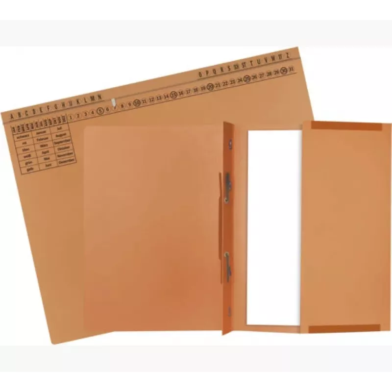 Exacompta 371109B ordner - karton - oranje - 320 g/m² - 265 x 316 mm