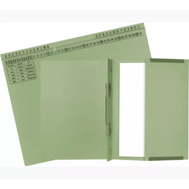 Exacompta 371125B ordner - karton - groen - 320 g/m² - 265 mm - 316 mm