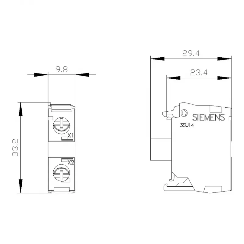 Siemens SIRIUS ACT LED-module met geïntegreerde LED AC/DC 24V wit
