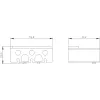 Siemens SIRIUS 3RT2 klemmenafdekking voor raamklemmen 3-polig 3RT29364EA2