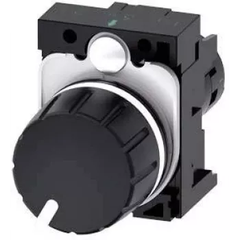 Siemens 3SU1200-2PS10-1AA0 SIRIUS ACT potentiometer 10 kOhm, 22 mm, zwart, schroefklem