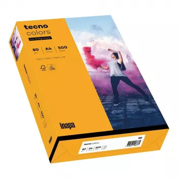 Papyrus TECNO Colors middeloranje A4 kopieerpapier 80 g/m² 500 vel