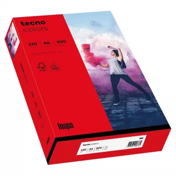 Papyrus Tecno Colors A4 kopieerpapier, intensief rood, 160 g/m2, 250 vel