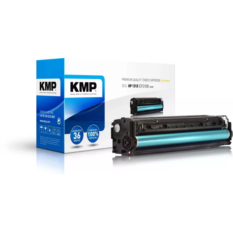 KMP H-T171 compatibele inktpatroon hoge capaciteit zwart 18ml 500 pagina's