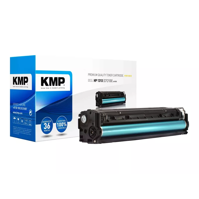 KMP H-T171 compatibele inktpatroon hoge capaciteit zwart 18ml 500 pagina's
