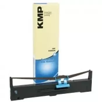 KMP lint voor Epson LQ 590 / FX 890, nylon, zwart, navulbaar, 12,7 mm x 17 m (1984.0501)